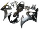 2006-2009 Yamaha YZF R6S Motorcycle Fairings - Glossy Black Matte Black Gold Chameleon Canada