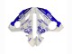 2005 Yamaha YZF 600 R6 Motorcycle Fairings - White Blue Yamalube Canada