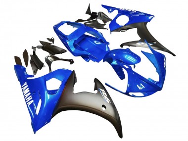 2005 Yamaha YZF 600 R6 Motorcycle Fairings - Blue Matte Black Canada