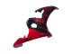 2005 Yamaha YZF 600 R6 Motorcycle Fairings - Black with Red Flame Canada