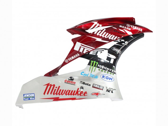 2006-2007 Yamaha YZF 600 R6 Motorcycle Fairings - White Red Black Green Monster Milwaukee Canada