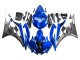 2006-2007 Yamaha YZF 600 R6 Motorcycle Fairings - Blue White Glossy Black Canada