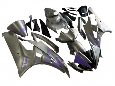 2006-2007 Yamaha YZF 600 R6 Motorcycle Fairings - Grey Purple Motul Canada
