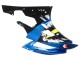 2006-2007 Yamaha YZF 600 R6 Motorcycle Fairings - Blue Neon Green Black Shark Canada