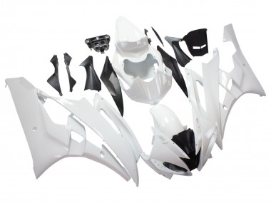 2006-2007 Yamaha YZF 600 R6 Motorcycle Fairings - White Canada