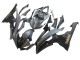 2008-2016 Yamaha YZF 600 R6 Motorcycle Fairings - Grey Matte Black Gold Decals Canada