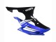 2008-2016 Yamaha YZF 600 R6 Motorcycle Fairings - White Blue Glossy Black Canada