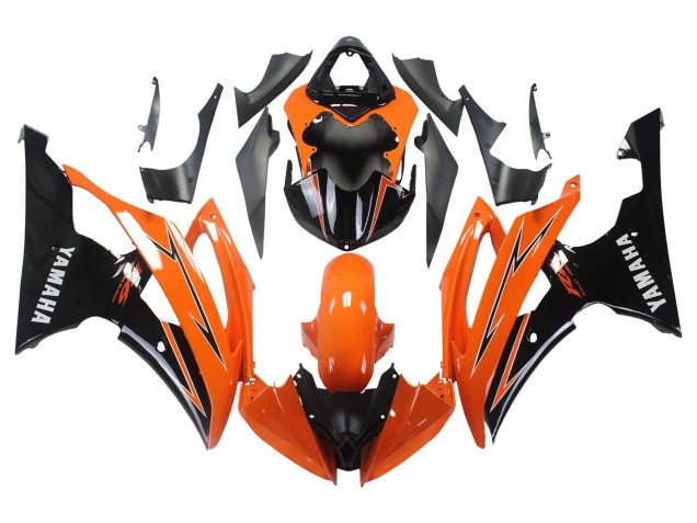 2008-2016 Yamaha YZF 600 R6 Motorcycle Fairings - Orange Black Canada