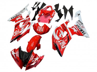 2008-2016 Yamaha YZF 600 R6 Motorcycle Fairings - White Red Black Fiat Acer Canada