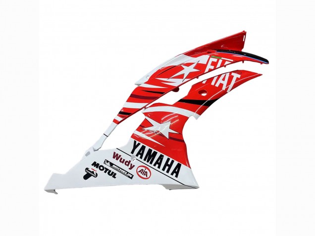 2008-2016 Yamaha YZF 600 R6 Motorcycle Fairings - White Red Black Fiat Acer Canada