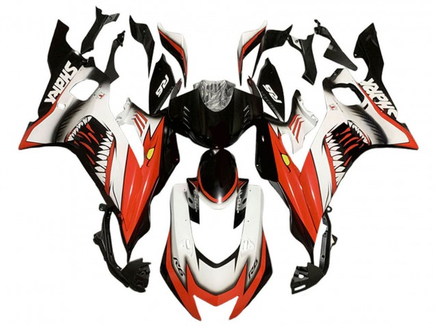 2017-2025 Yamaha YZF 600 R6 Motorcycle Fairings - White Red Black Shark Canada