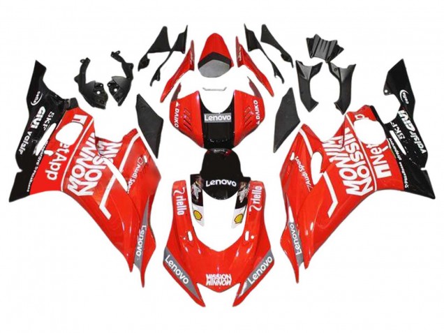 2017-2025 Yamaha YZF 600 R6 Motorcycle Fairings - Red Black Canada