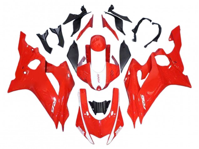 2017-2025 Yamaha YZF 600 R6 Motorcycle Fairings - Red White Canada