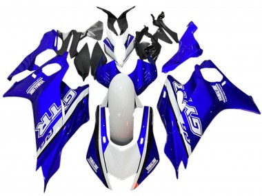 2017-2025 Yamaha YZF 600 R6 Motorcycle Fairings - White Blue GYTR Canada