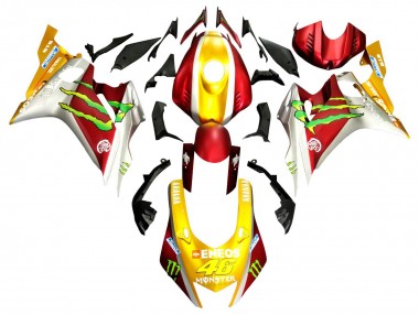 2017-2023 Yamaha YZF 600 R6 Motorcycle Fairings - Gold Red Green Monster Canada