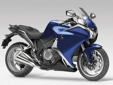 2010-2014 Honda VFR 1200 Motorcycle Fairings - Blue Black Canada