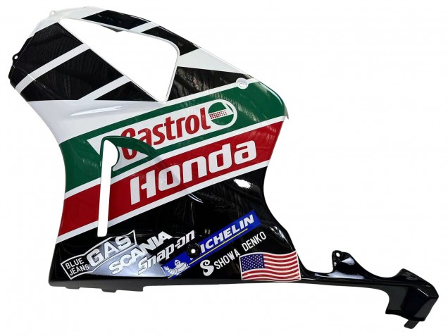 2000-2006 Honda VTR1000 Motorcycle Fairings - White Red Green Glossy Black Castrol Canada