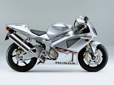 2000-2006 Honda VTR1000 Motorcycle Fairings - Silver White Racing Canada