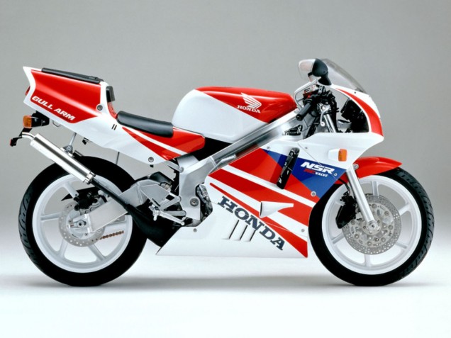 1990-1993 Honda NSR250R Motorcycle Fairings - White Red Blue Canada