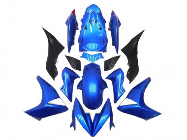 2003-2006 Kawasaki Z1000 Motorcycle Fairings - Blue Black Canada
