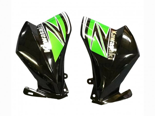 2013-2018 Kawasaki Z800 Motorcycle Fairings - Green Glossy Black Canada