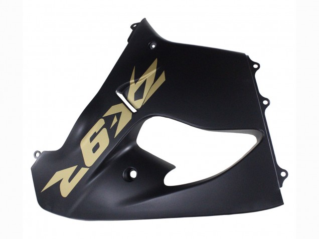 2000-2001 Kawasaki ZX9R Motorcycle Fairings - Matte Black Gold Canada