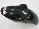 2000-2001 Kawasaki ZX9R Motorcycle Fairings - Glossy Black White West Canada