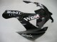 2000-2001 Kawasaki ZX9R Motorcycle Fairings - Glossy Black White West Canada