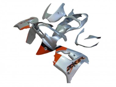 2000-2001 Kawasaki ZX9R Motorcycle Fairings - Silver Red Canada