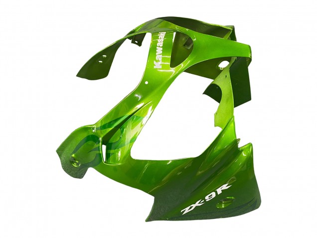2000-2001 Kawasaki ZX9R Motorcycle Fairings - Green Flame Canada