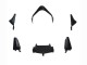 2000-2001 Kawasaki ZX9R Motorcycle Fairings - Green Black Playboy DENSO Canada