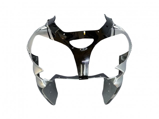 2002-2003 Kawasaki ZX9R Motorcycle Fairings - Silver Glossy Black Monster Elf Canada
