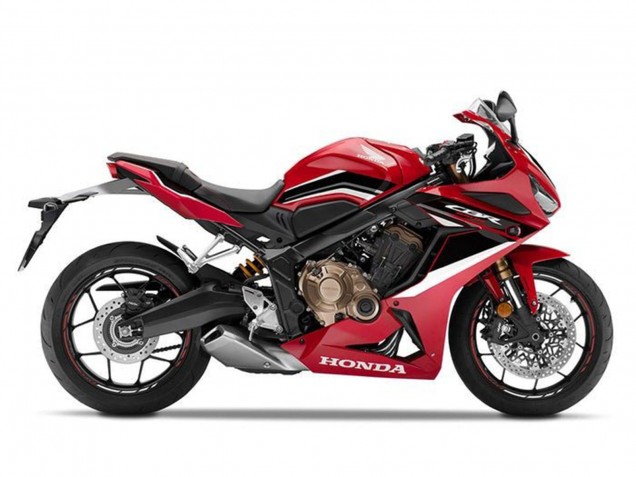 2019-2020 Honda CBR650R Motorcycle Fairings - Red White Matte Black Canada