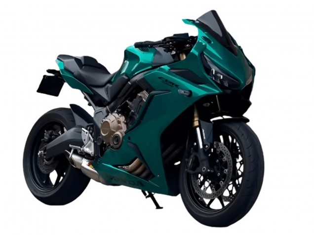 2021-2023 Honda CBR650R Motorcycle Fairings - Dark Green Canada