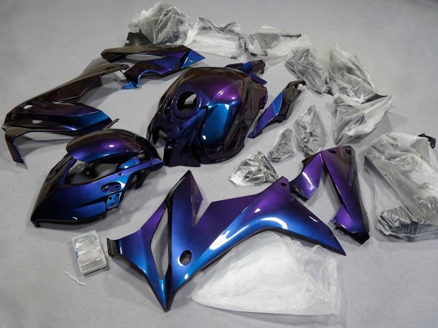 2021-2023 Honda CBR650R Motorcycle Fairings - Chameleon Blue Purple Canada
