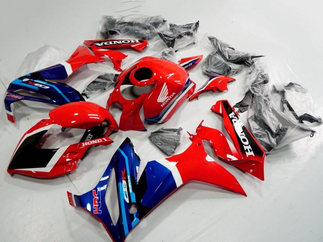 2021-2023 Honda CBR650R Motorcycle Fairings - Red Blue HRC Canada