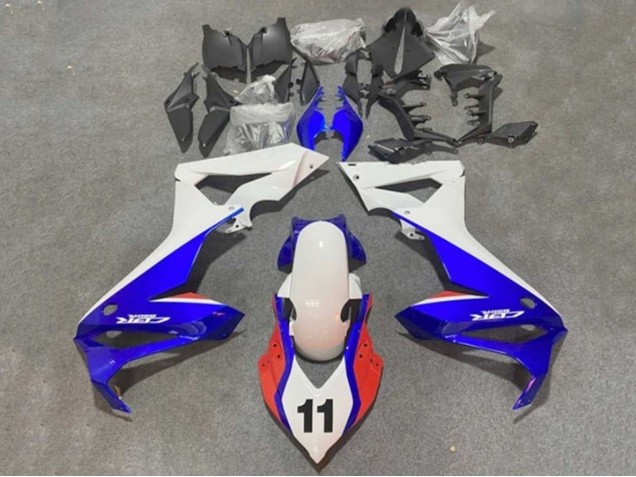 2021-2023 Honda CBR650R Motorcycle Fairings - White Blue Red 11 Canada