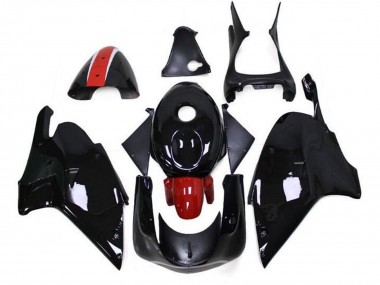 1999-2004 Aprilia RS250 Motorcycle Fairings - Glossy Black Red Canada