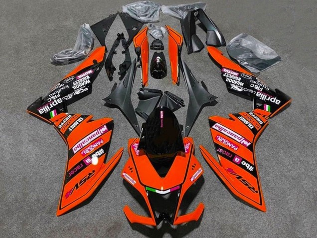 2009-2015 Aprilia RSV4 1000 Motorcycle Fairings - Red Black Canada