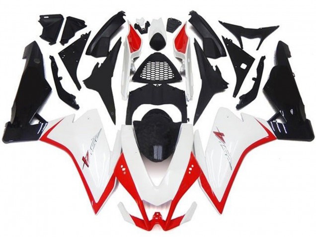 2009-2015 Aprilia RSV4 1000 Motorcycle Fairings - White Red Black Canada