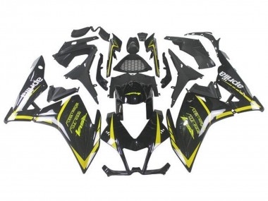 2009-2015 Aprilia RSV4 1000 Motorcycle Fairings - Black Yellow Canada