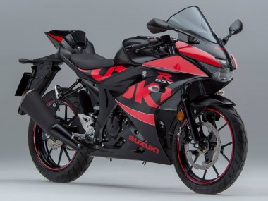 2017-2025 Suzuki GSXR125 Motorcycle Fairings - Black Red Canada