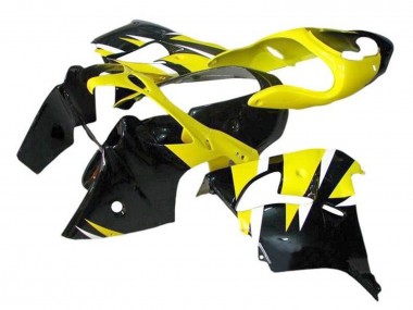2000-2001 Kawasaki ZX9R Motorcycle Fairings - Yellow Black Canada
