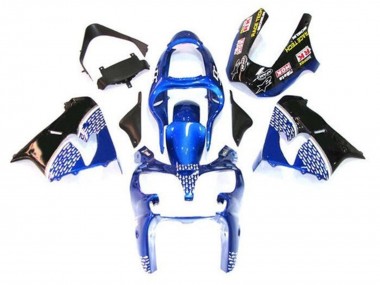 2002-2003 Kawasaki ZX9R Motorcycle Fairing - Blue White Black Canada