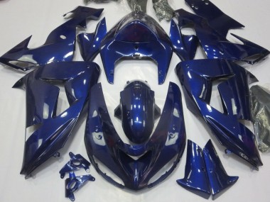 2006-2007 Kawasaki ZX10R Motorcycle Fairing - Dark Blue Canada