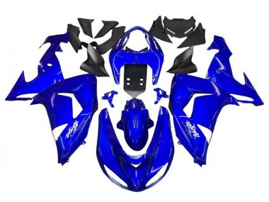 2006-2007 Kawasaki ZX10R Motorcycle Fairings - Blue White Canada