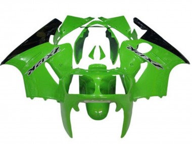 2000-2001 Kawasaki ZX12R Motorcycle Fairings - Green Black Canada