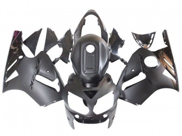 2002-2006 Kawasaki ZX12R Motorcycle Fairings - Matte Black Glossy Black Canada