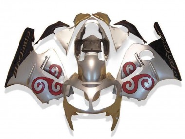 2002-2006 Kawasaki ZX12R Motorcycle Fairings - Silver Red Black Canada