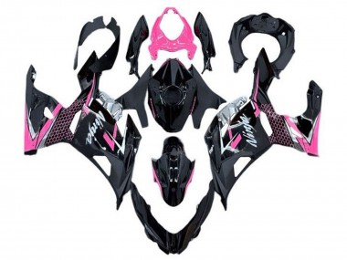 2018-2024 Kawasaki Ninja 400 Motorcycle Fairing - Glossy Black Pink White Canada